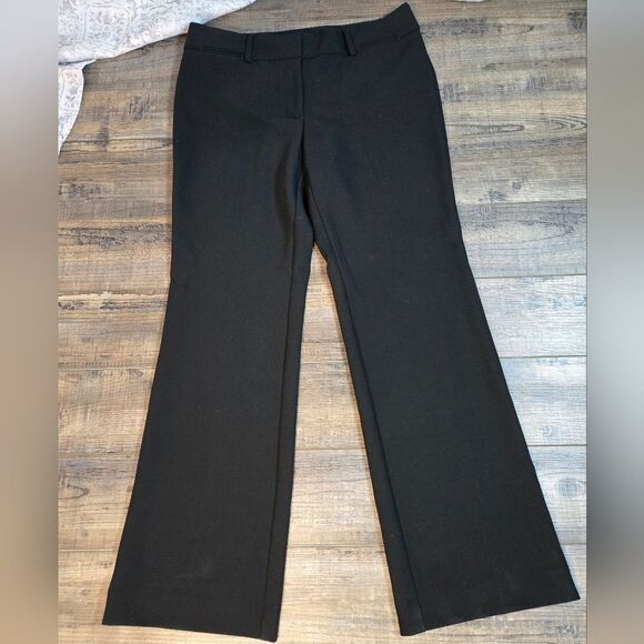 LOFT Petites Marisa Trouser black slacks modern fit size 8p 8 p - Picture 5 of 10